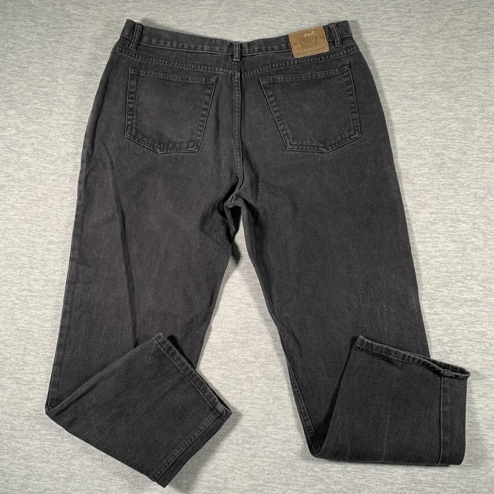 Vintage Bugle Boy Company Jeans Mens 38x30‎ Gray 740 Relaxed Straight Denim 90s